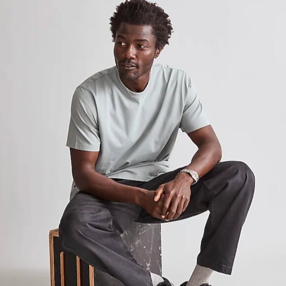 Madewell Other - NWT Madewell Garment-Dyed Allday Crewneck Tee porous grey